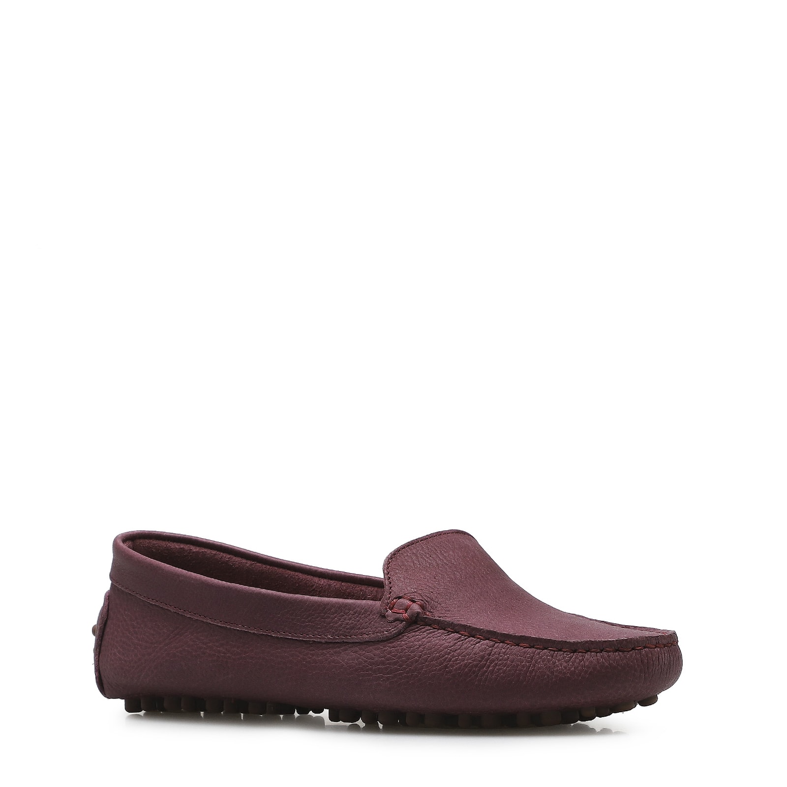 Mocassim Couro Vinho