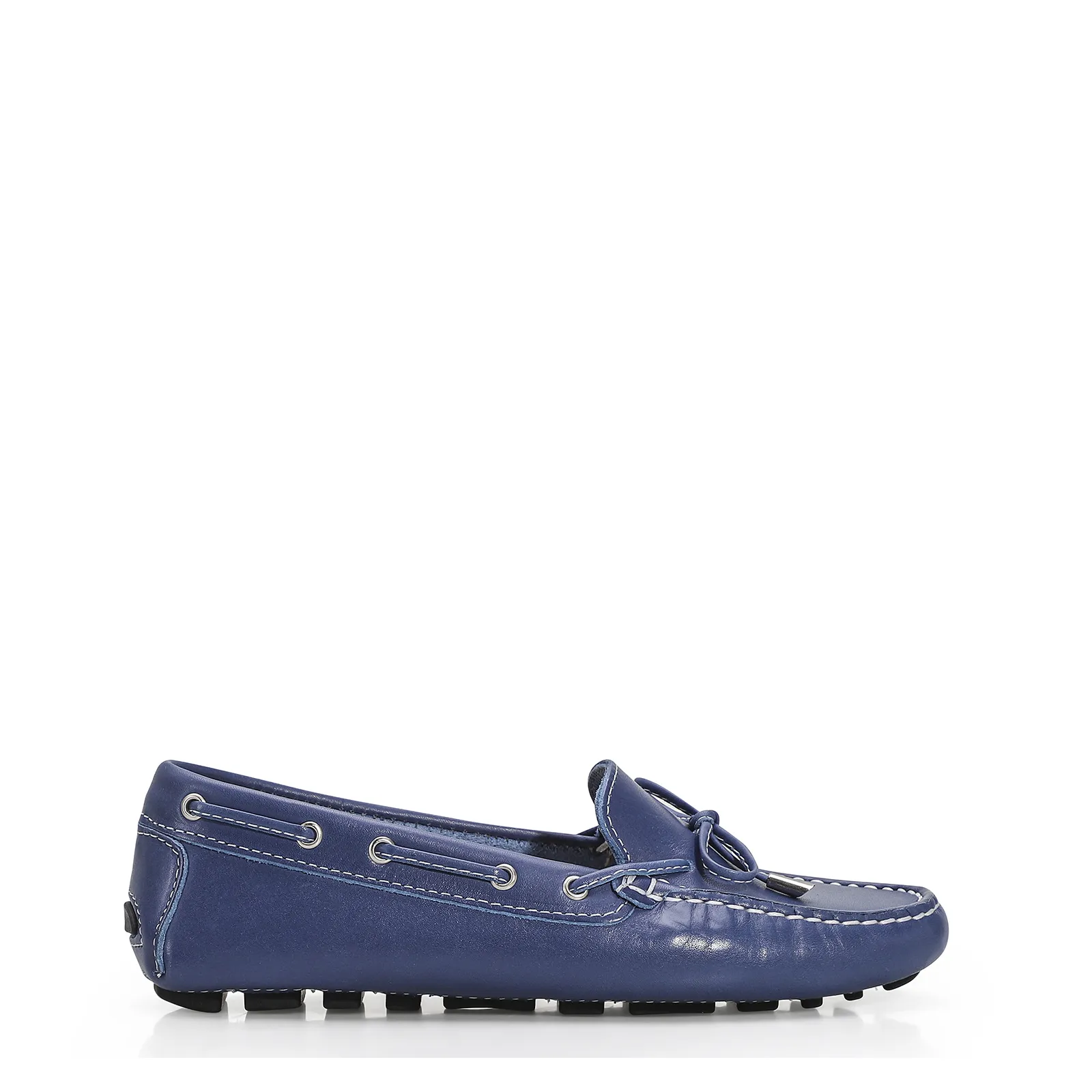 Mocassim Dockside Couro Azul