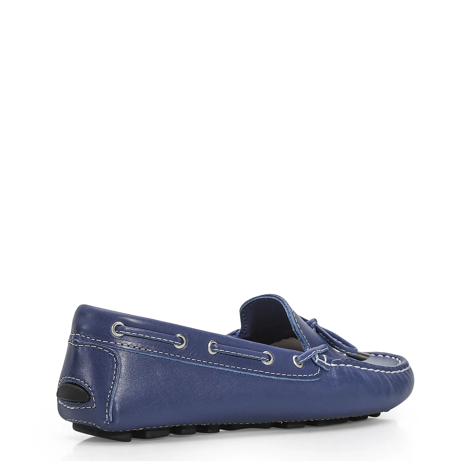 Mocassim Dockside Couro Azul