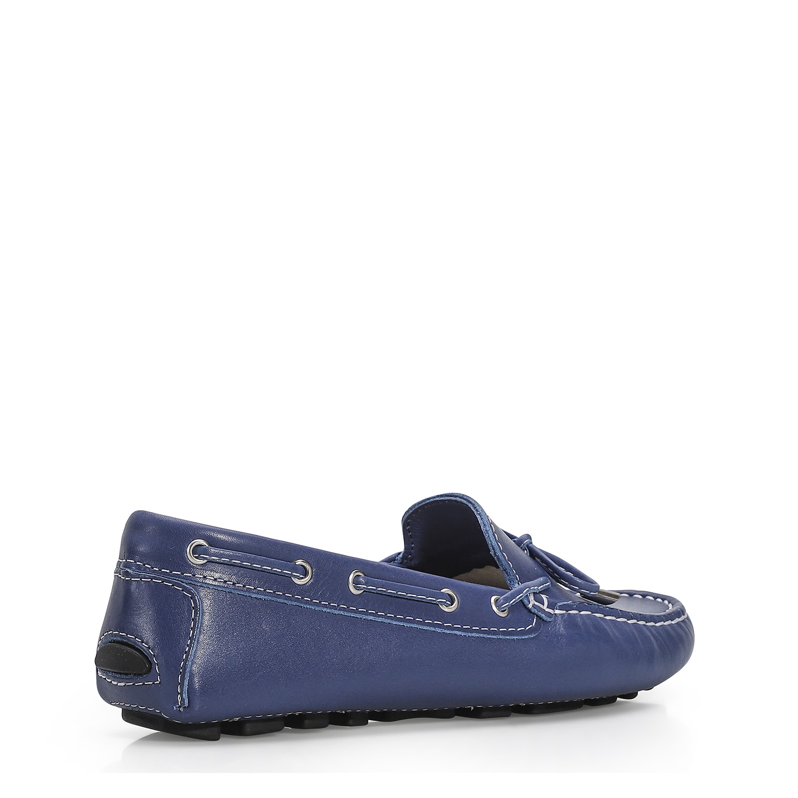 Mocassim Dockside Couro Azul