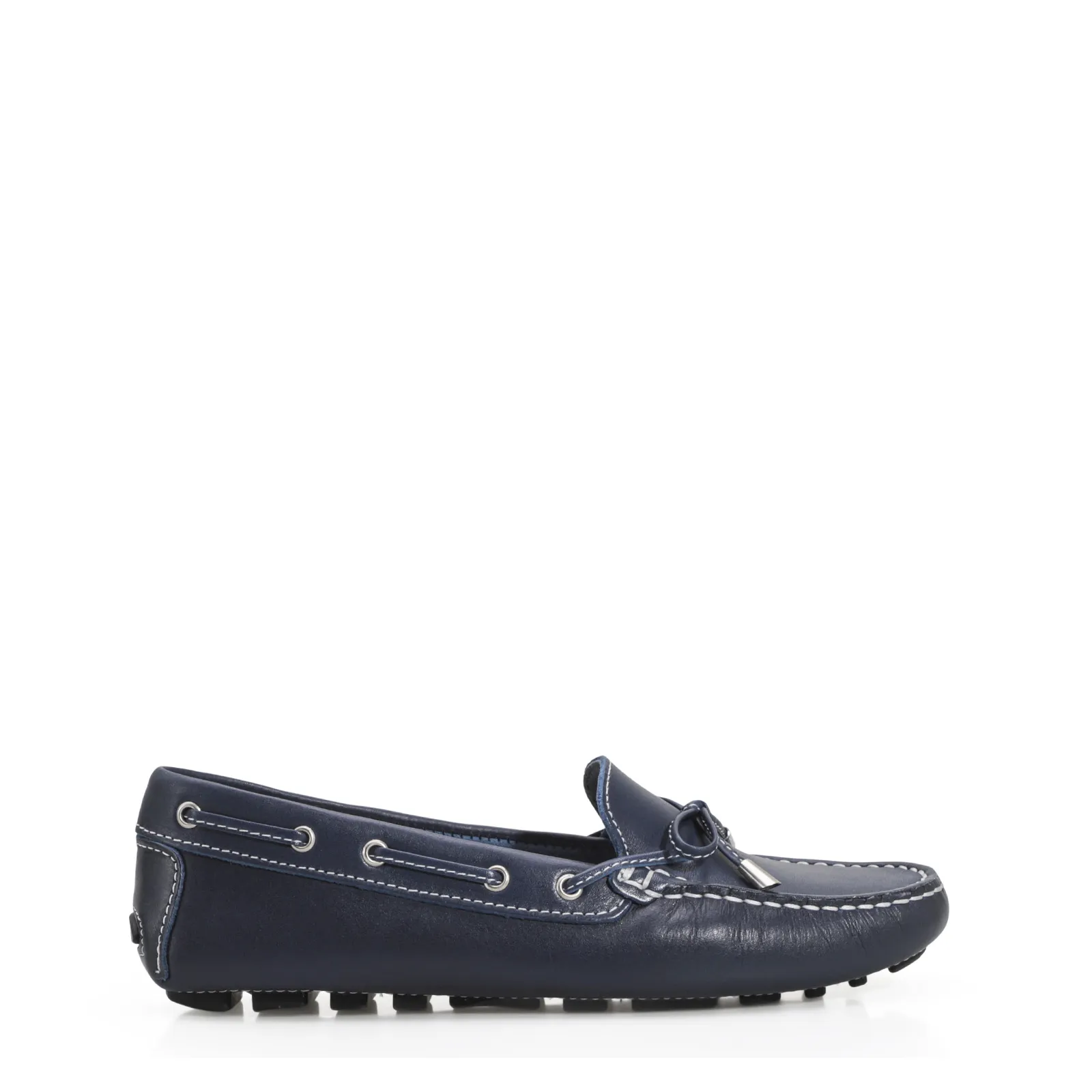 Mocassim Dockside Couro Azul