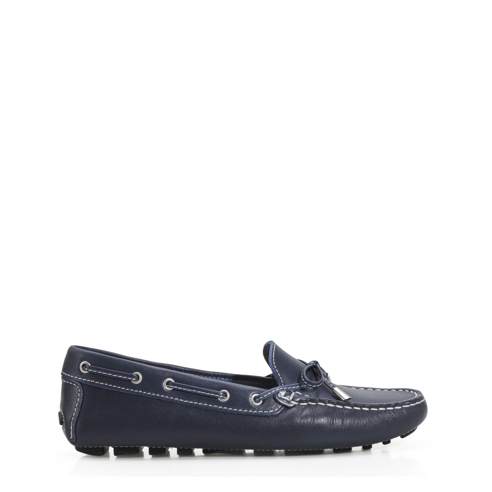 Mocassim Dockside Couro Azul