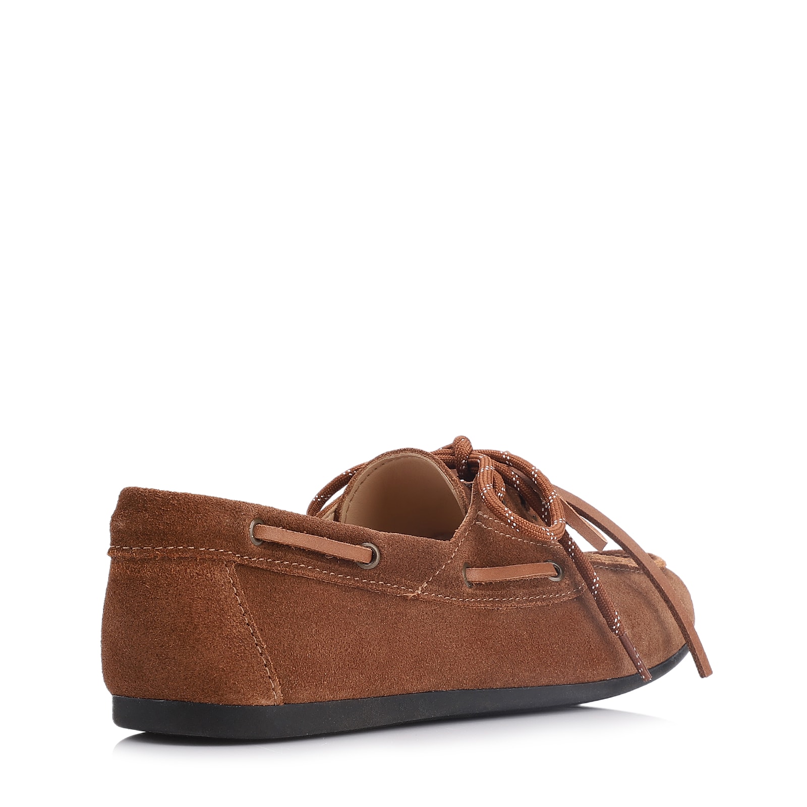 Mocassim Dockside Couro Camurça Marrom