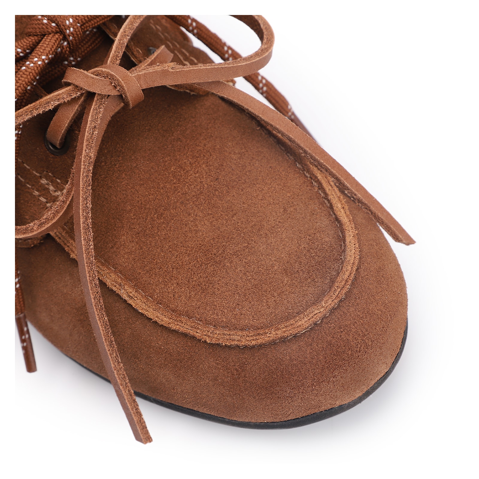 Mocassim Dockside Couro Camurça Marrom