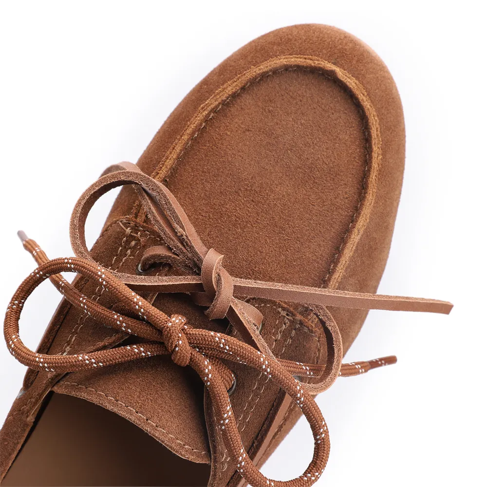 Mocassim Dockside Couro Camurça Marrom - imagem 7
