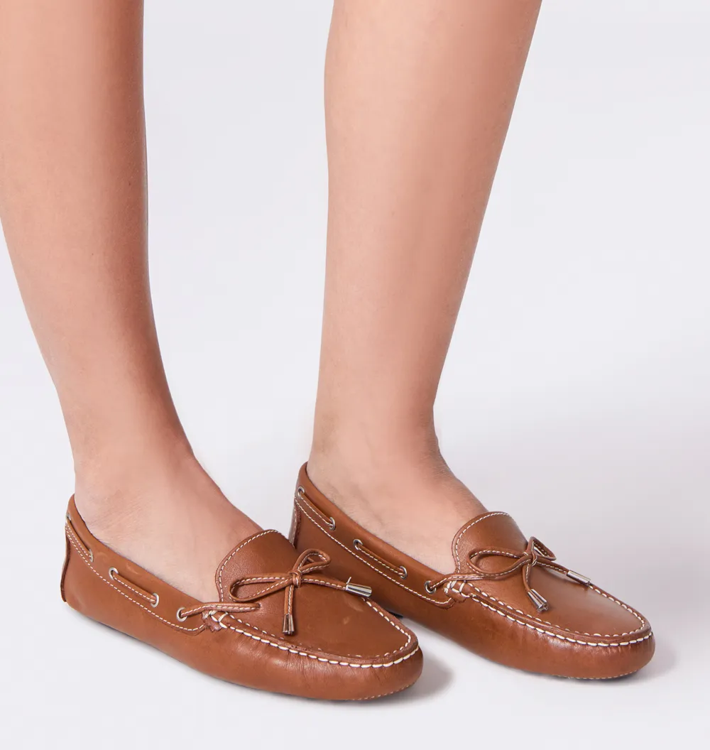 Mocassim Dockside Couro Caramelo - imagem 2