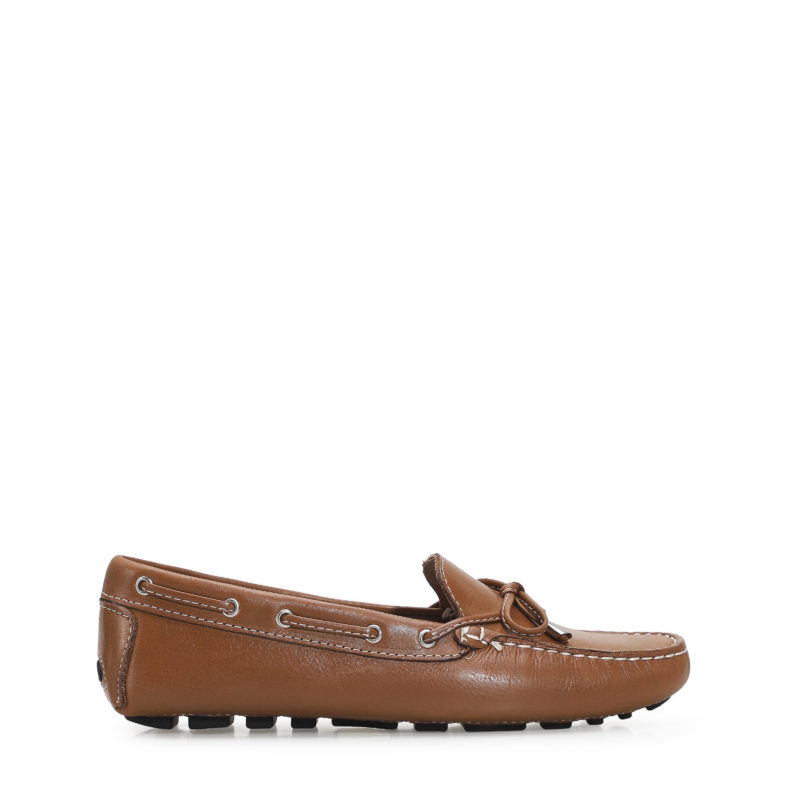 Mocassim Dockside Couro Caramelo
