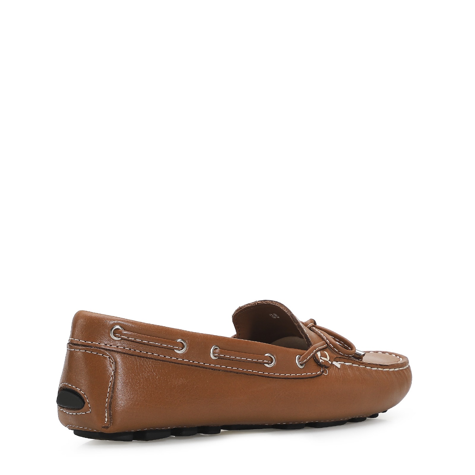 Mocassim Dockside Couro Caramelo