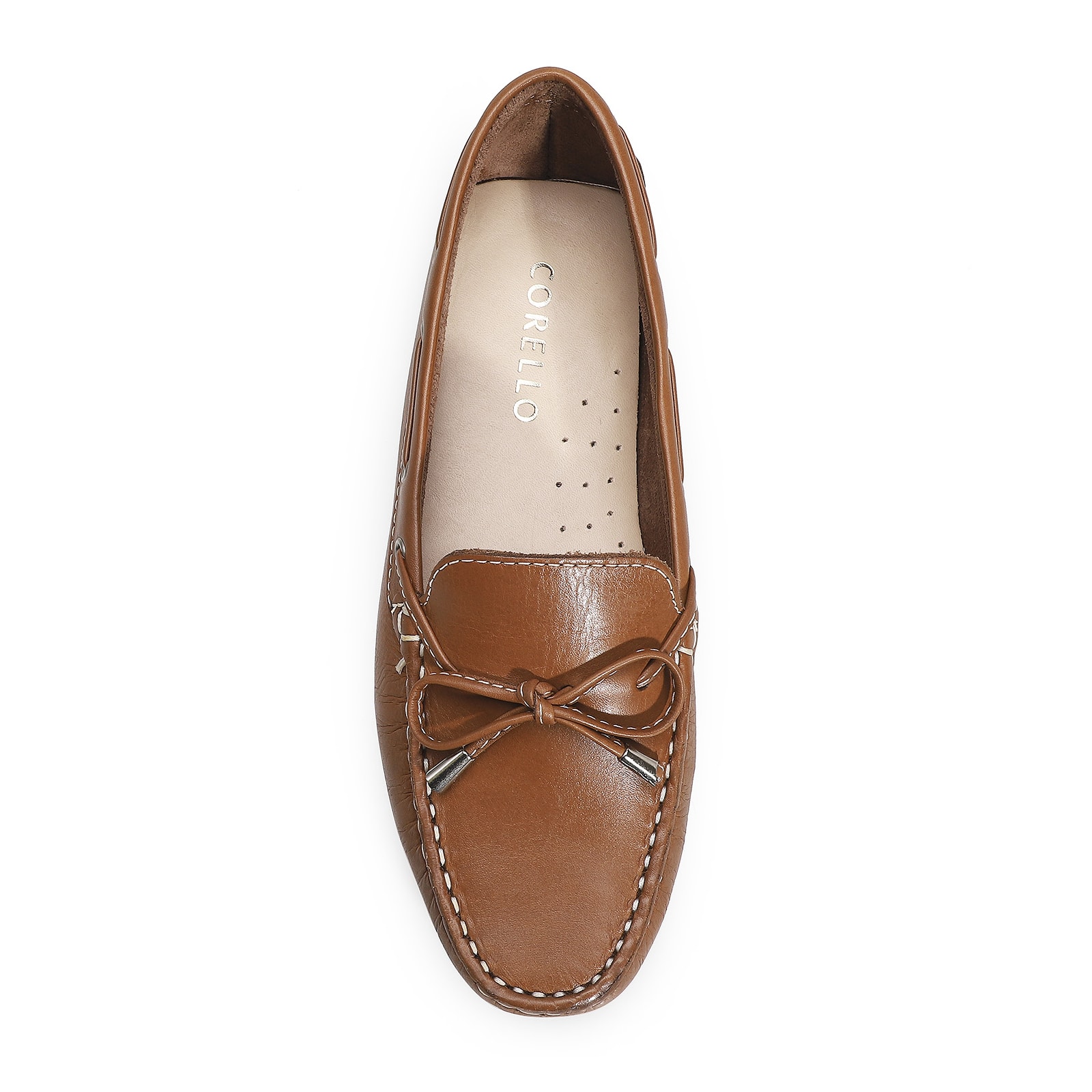 Mocassim Dockside Couro Caramelo