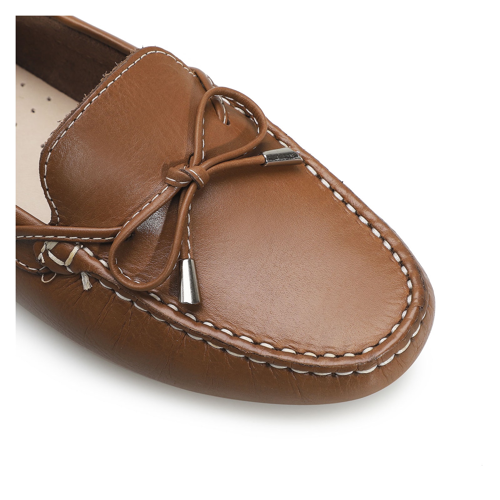 Mocassim Dockside Couro Caramelo