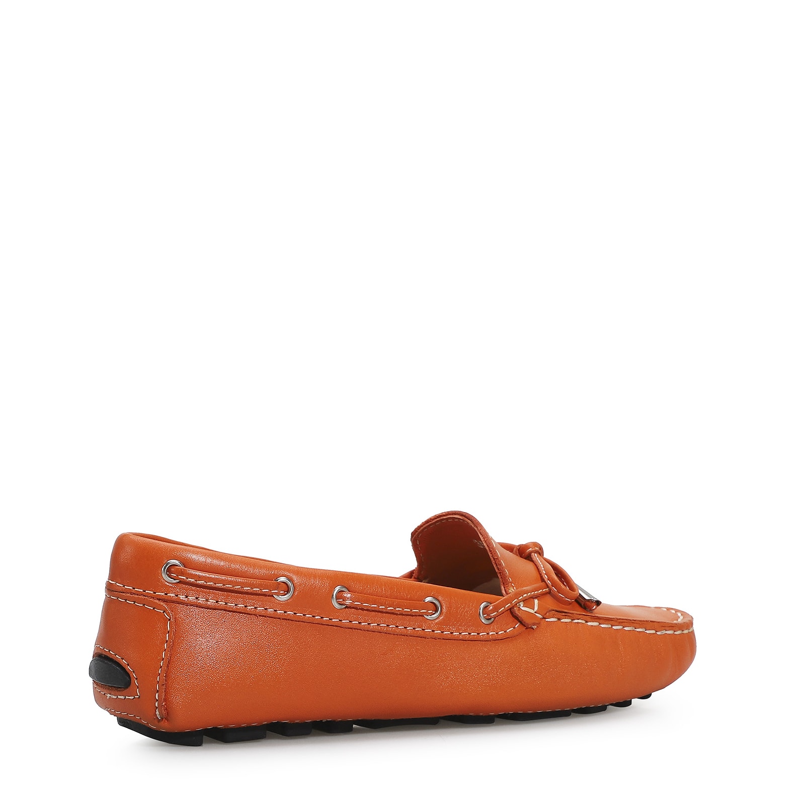Mocassim Dockside Couro Laranja