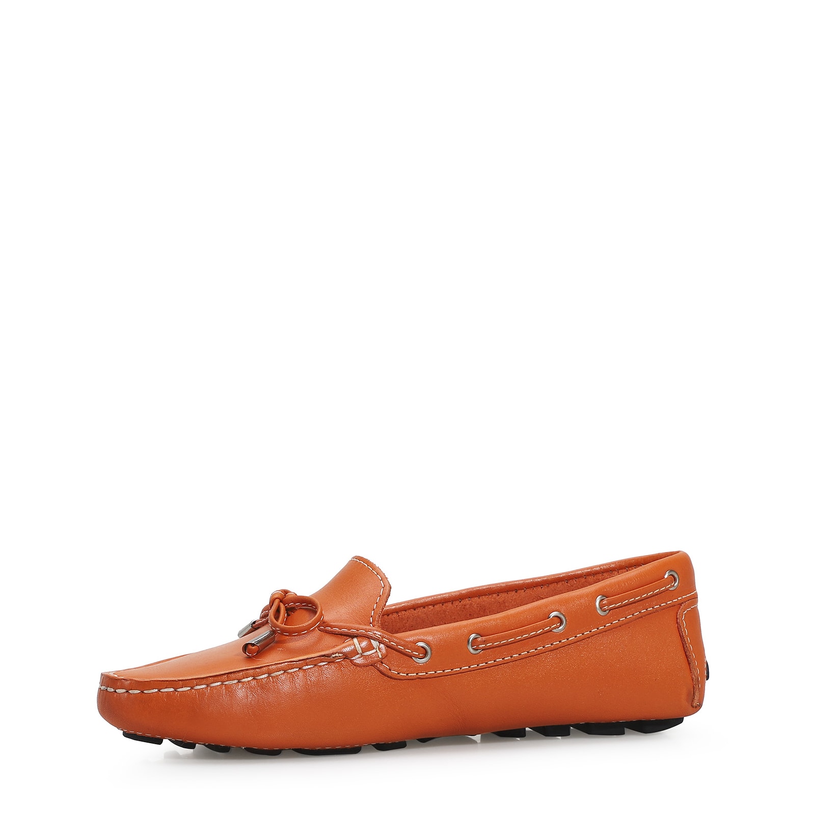 Mocassim Dockside Couro Laranja