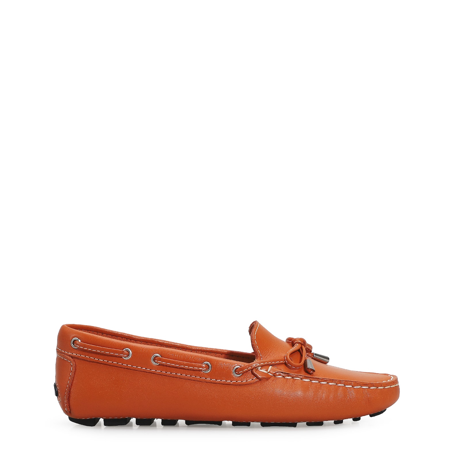 Mocassim Dockside Couro Laranja
