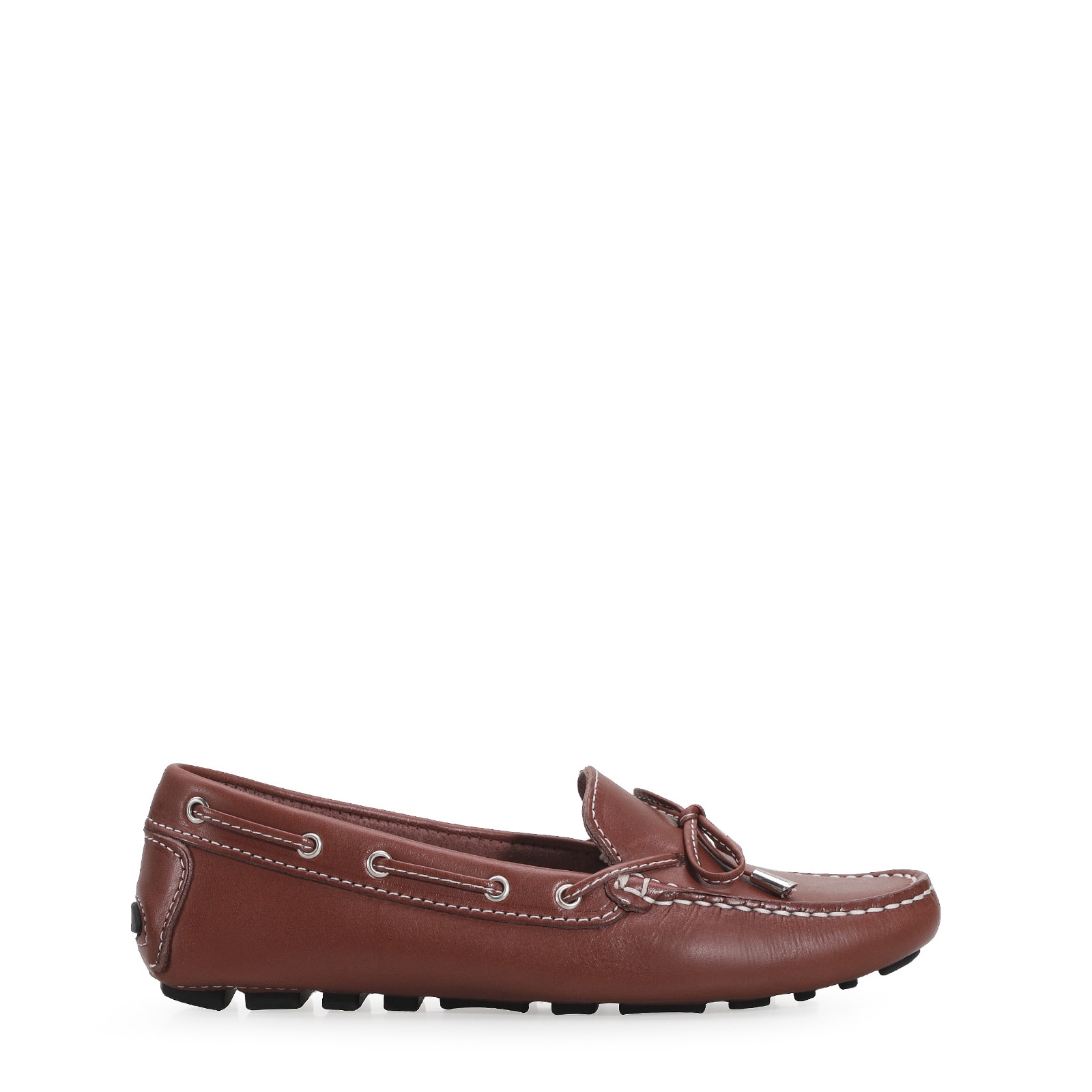 Mocassim Dockside Couro Marrom