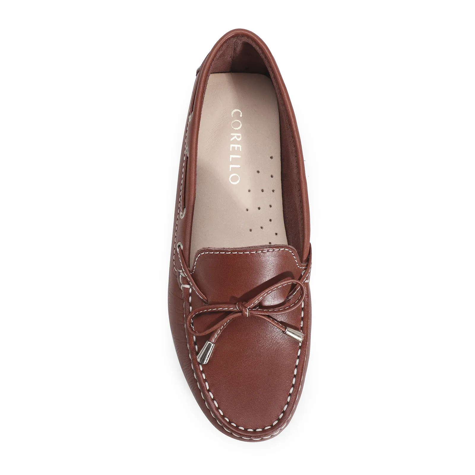 Mocassim Dockside Couro Marrom