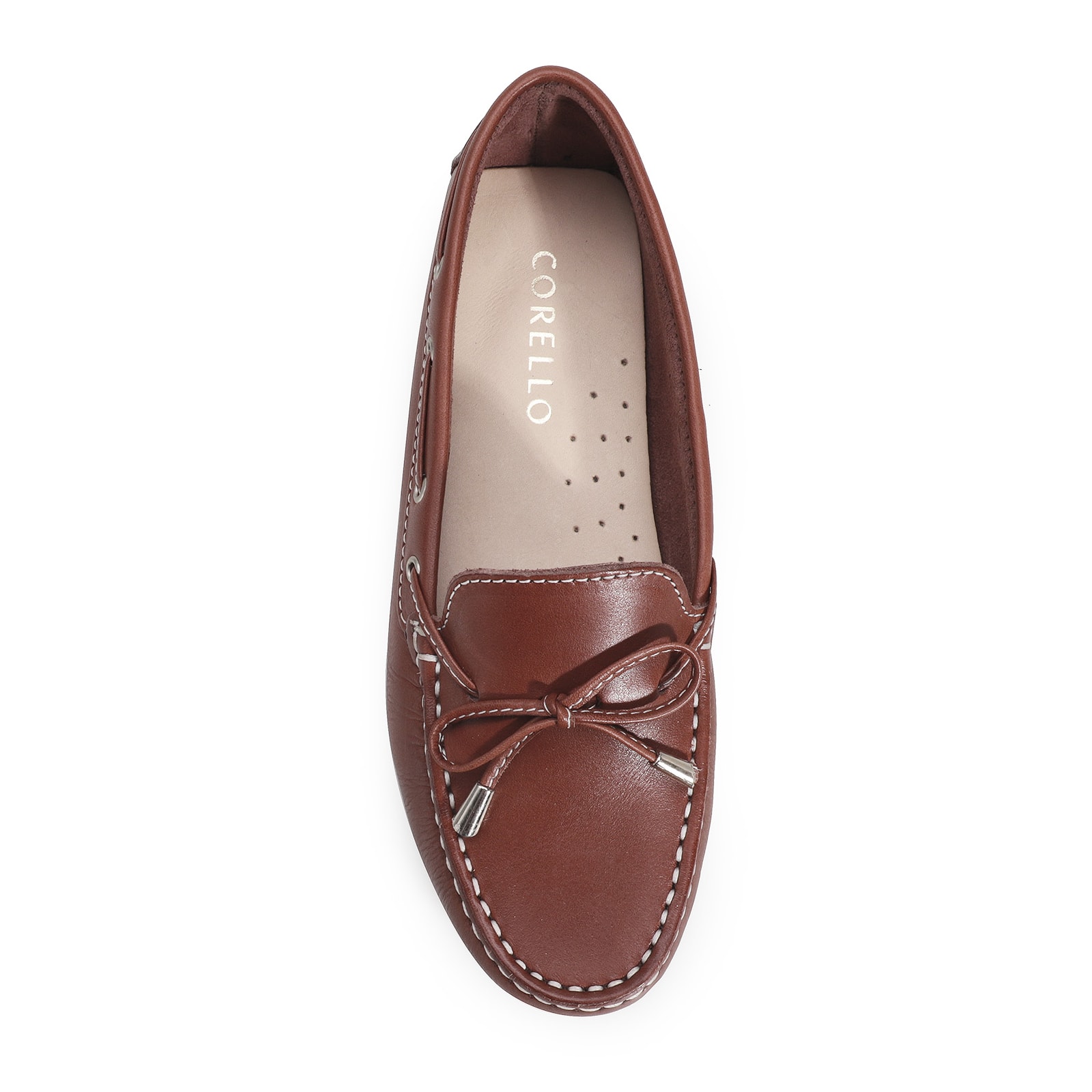 Mocassim Dockside Couro Marrom