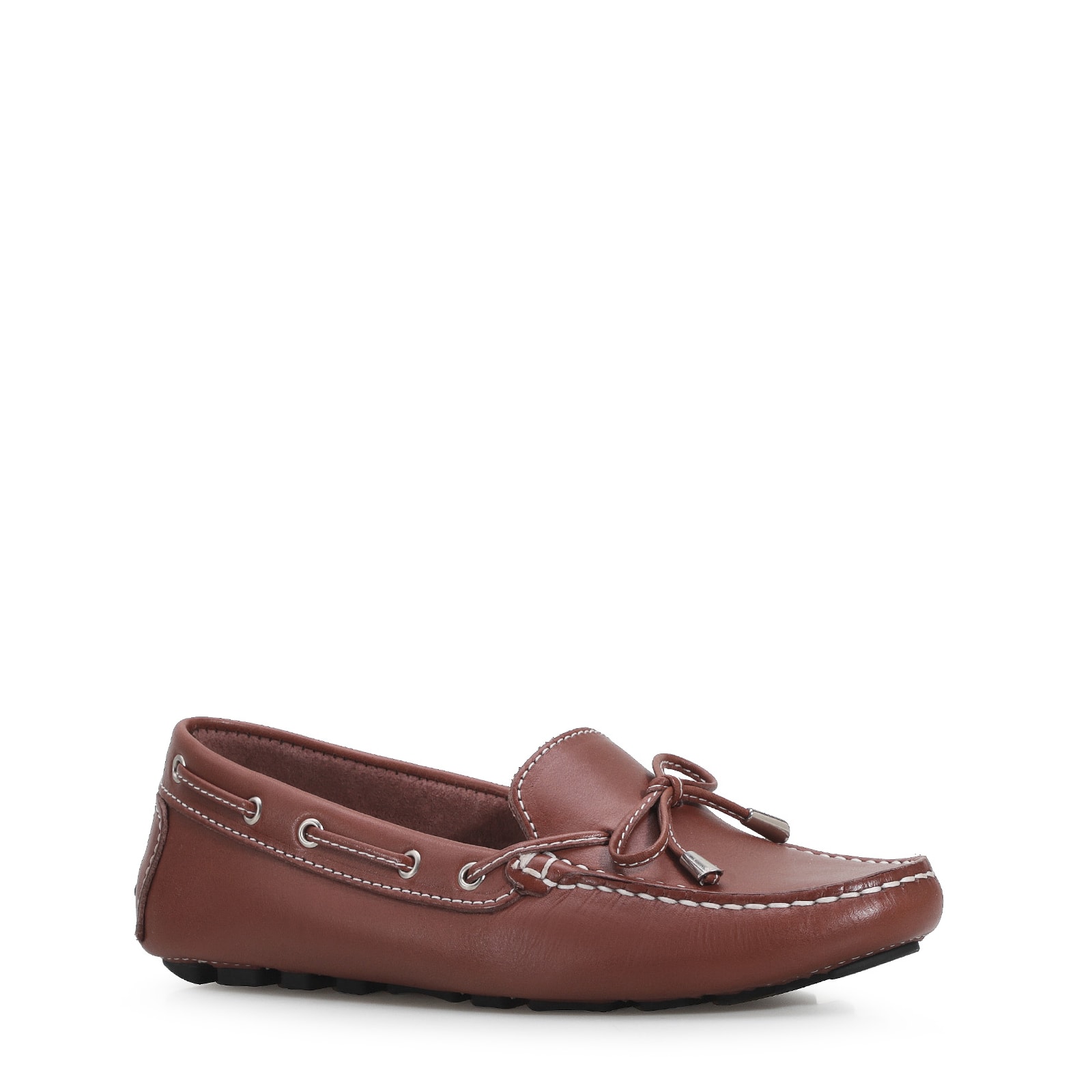 Mocassim Dockside Couro Marrom