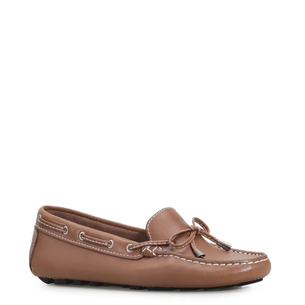 Mocassim Dockside Couro Marrom