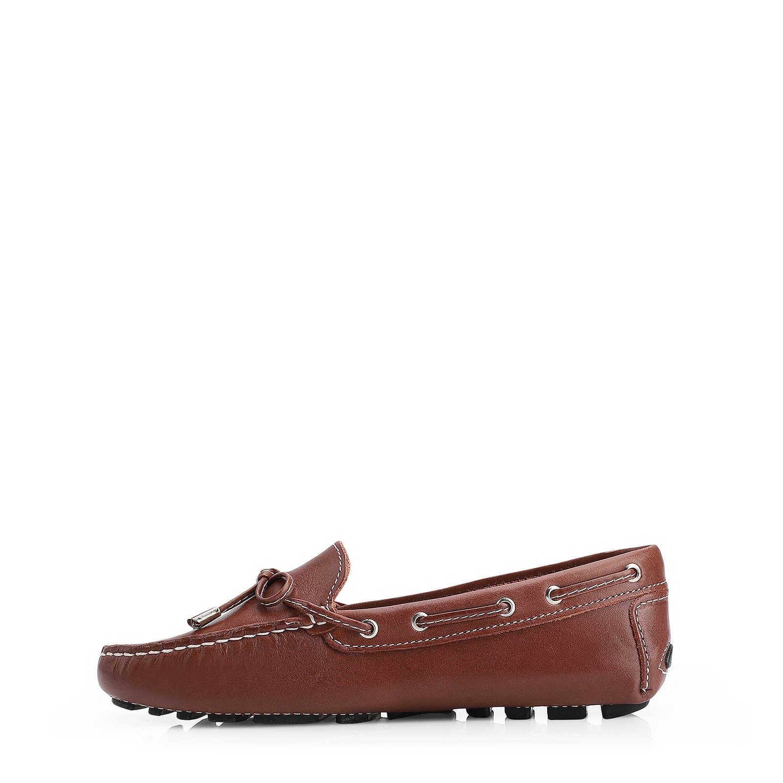 Mocassim Dockside Couro Marrom