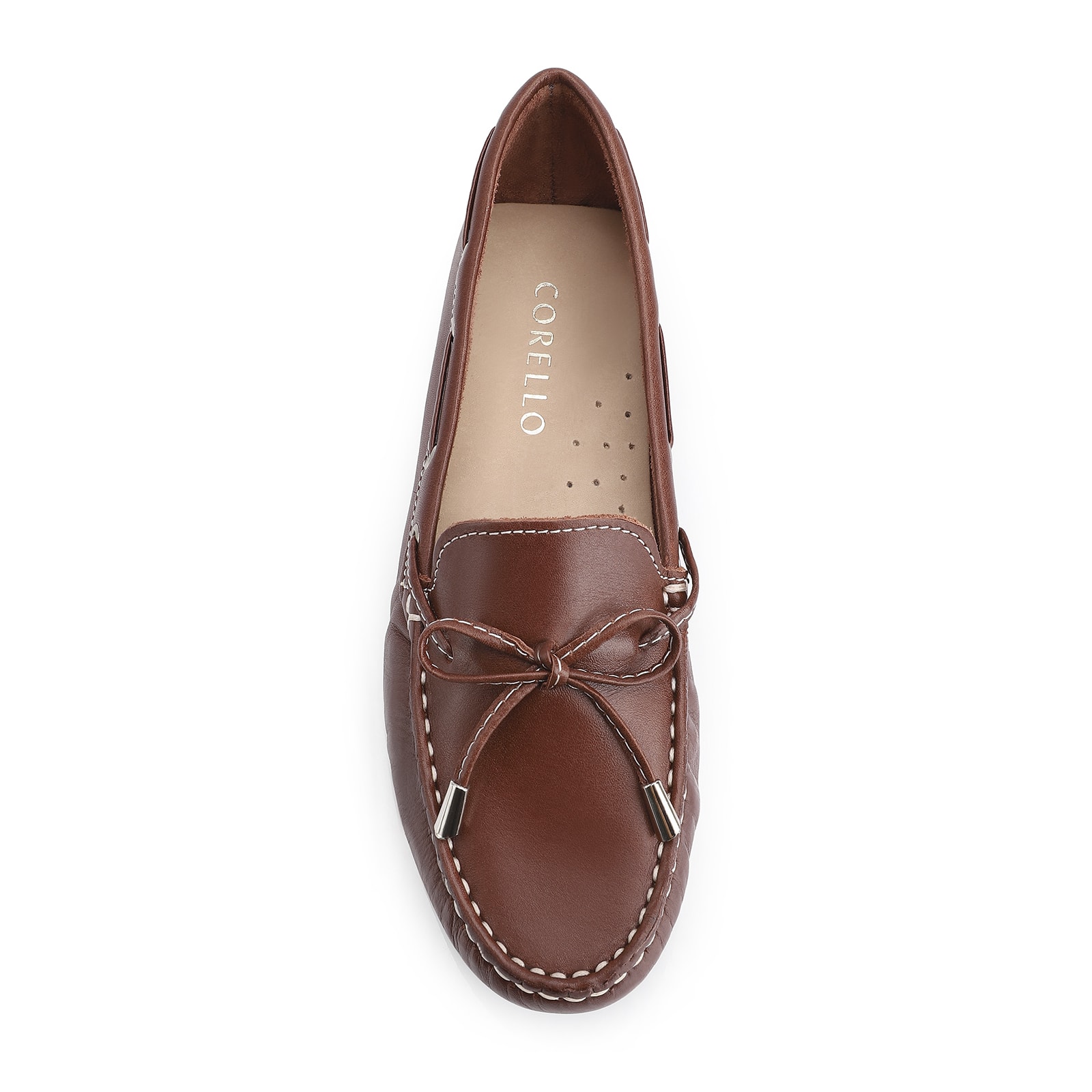 Mocassim Dockside Couro Marrom