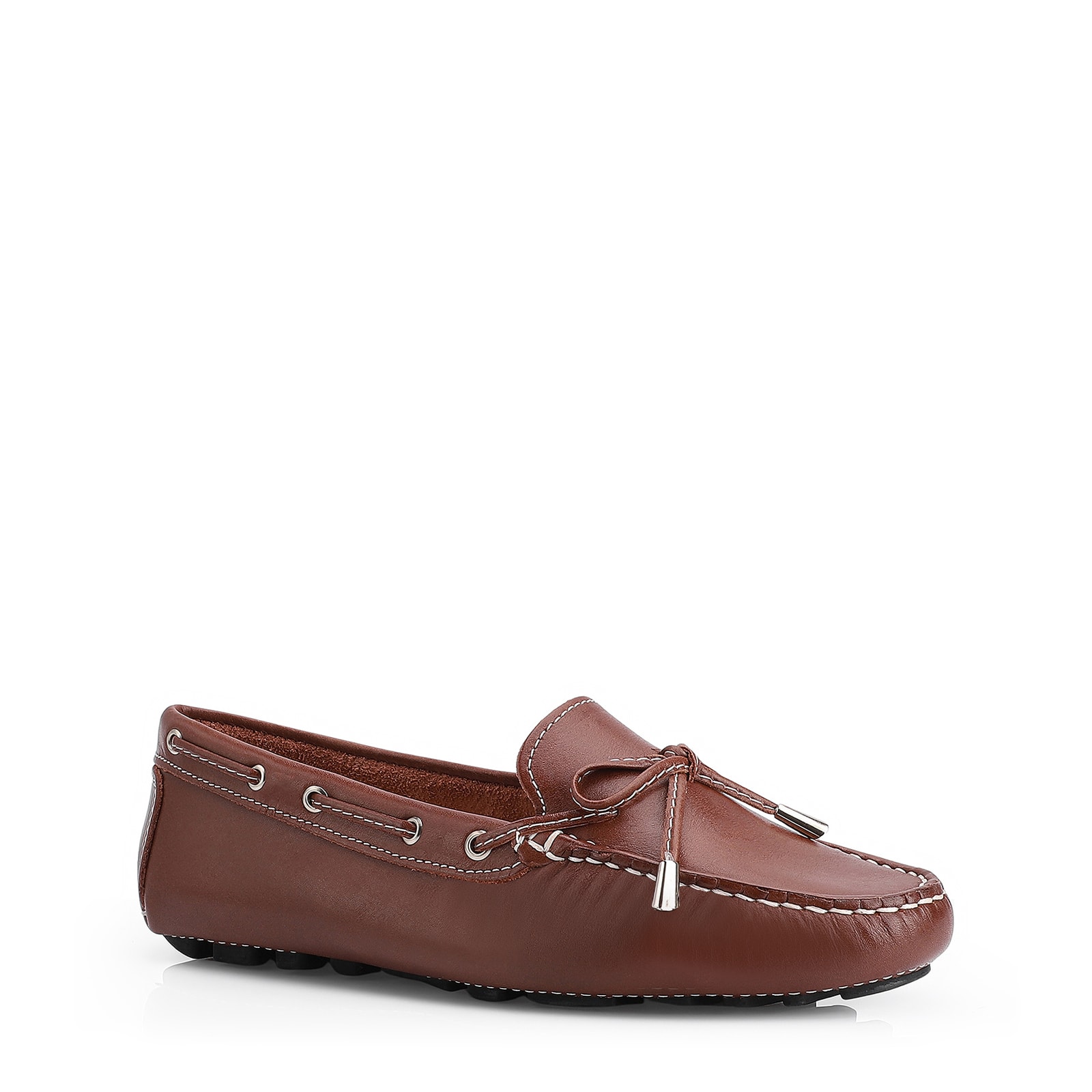 Mocassim Dockside Couro Marrom
