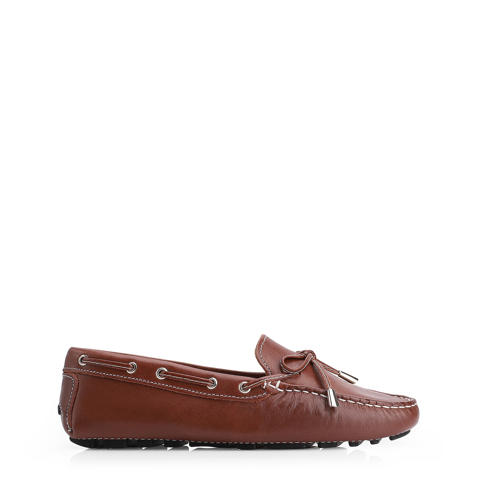 Mocassim Dockside Couro Marrom