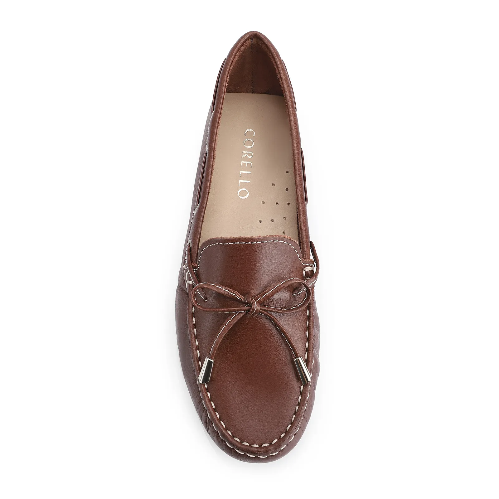 Mocassim Dockside Couro Marrom