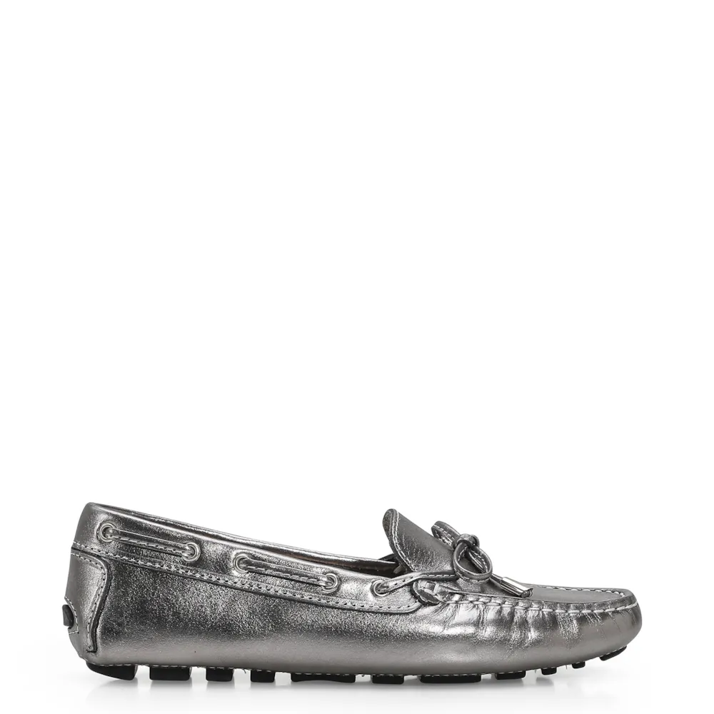 Mocassim Dockside Couro Prata - imagem 3