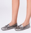 Mocassim Dockside Couro Prata - imagem 2