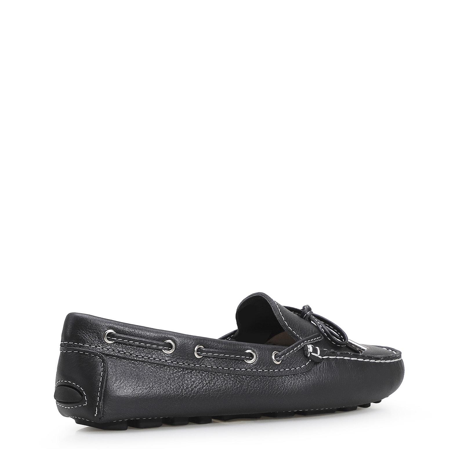 Mocassim Dockside Couro Preto