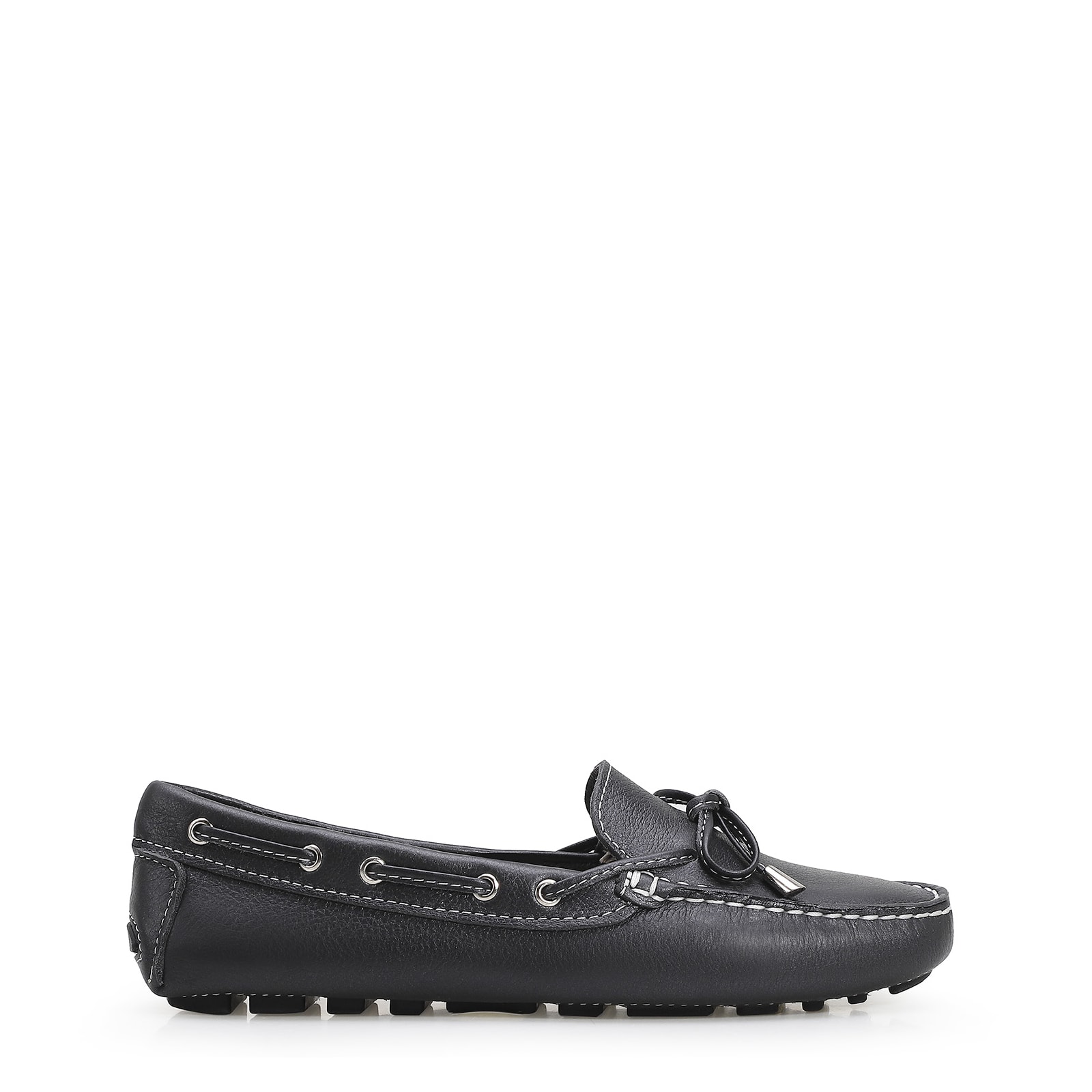 Mocassim Dockside Couro Preto