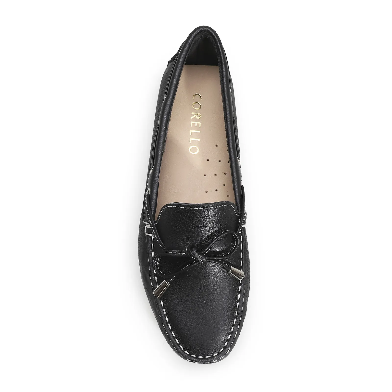 Mocassim Dockside Couro Preto