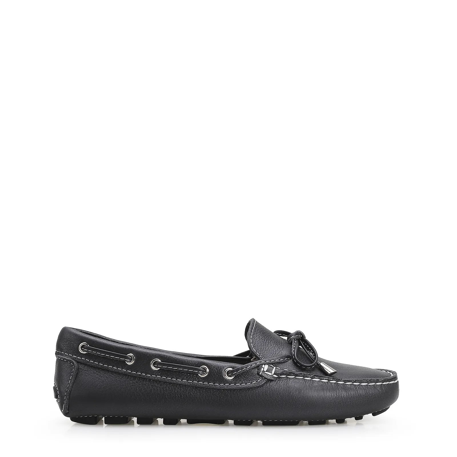 Mocassim Dockside Couro Preto