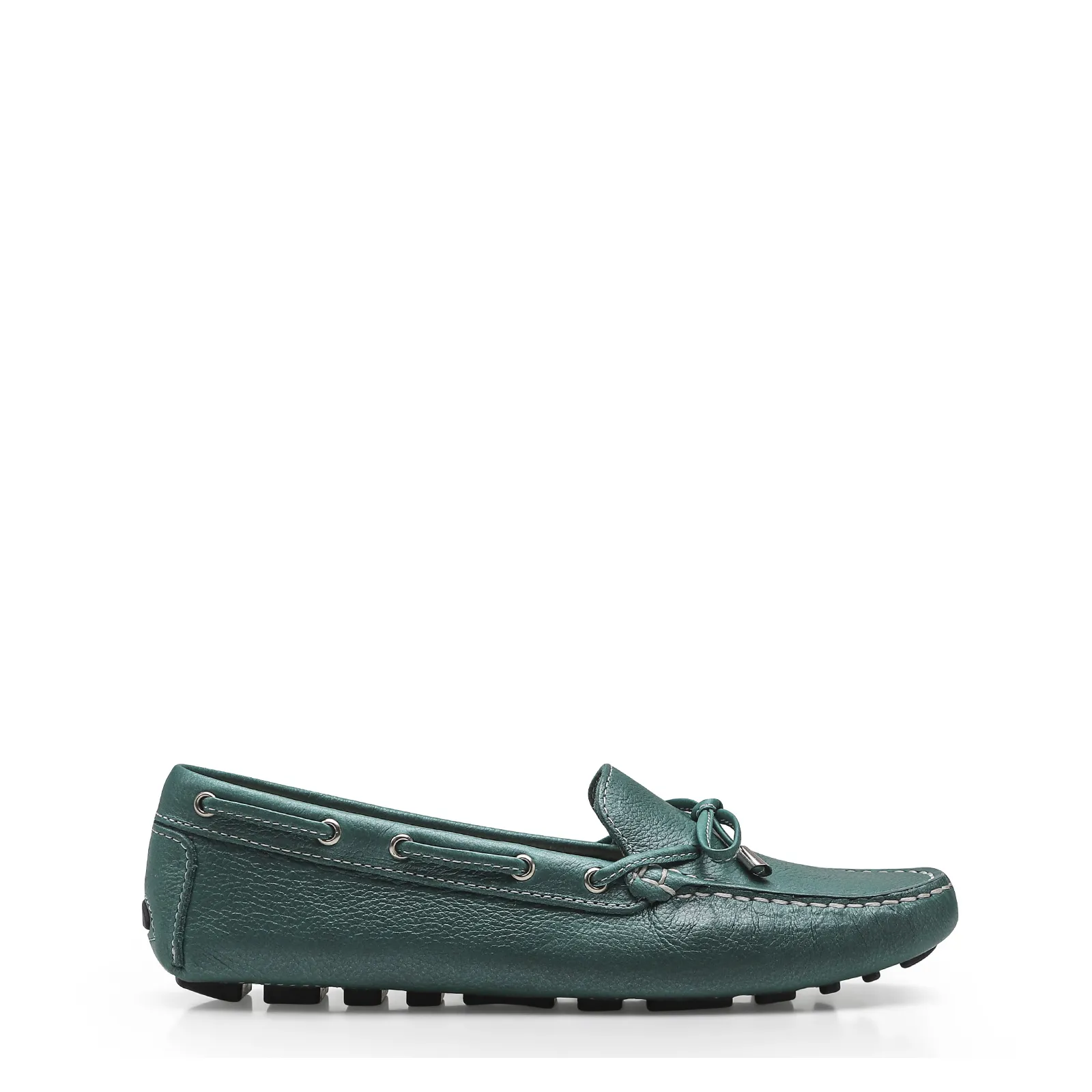 Mocassim Dockside Couro Verde