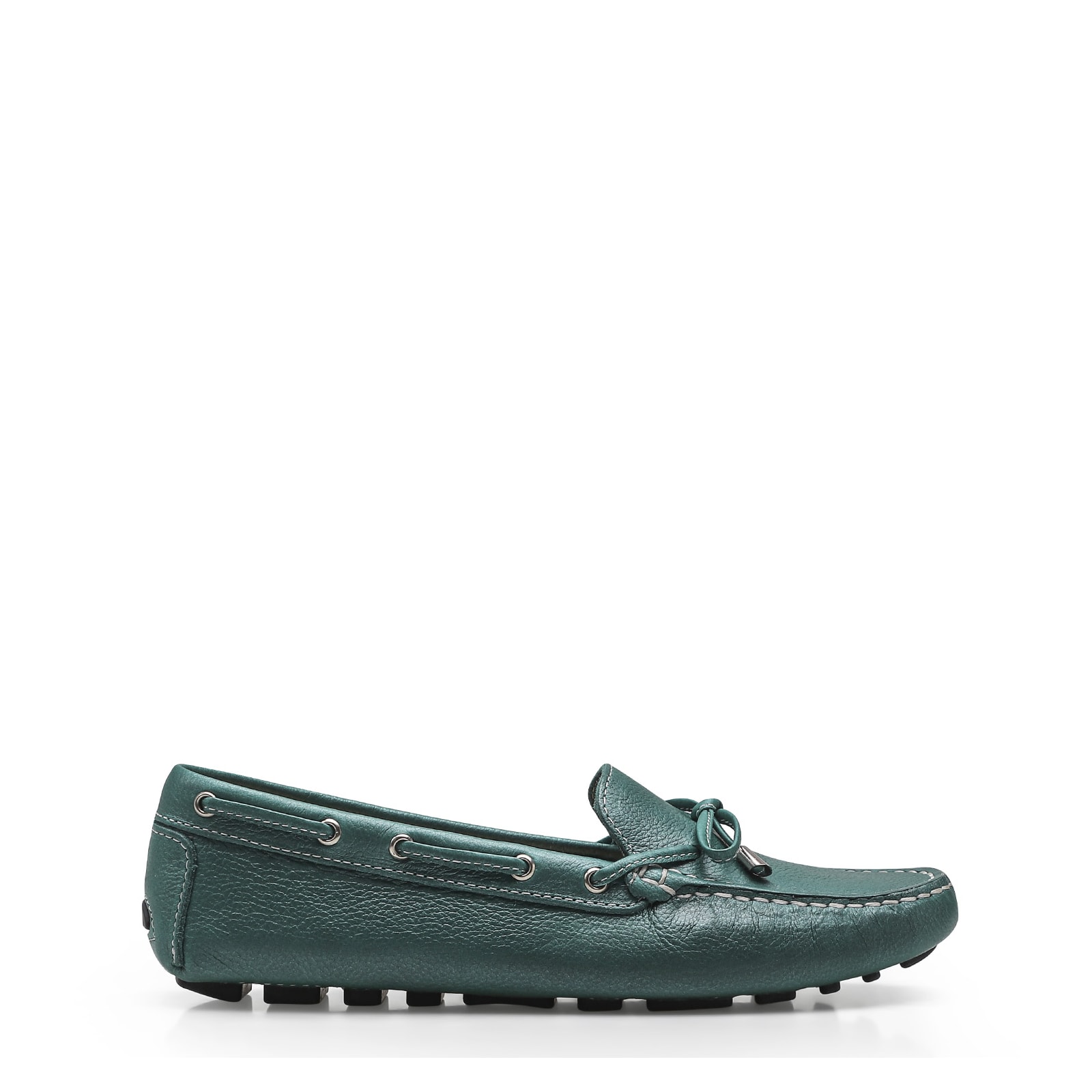 Mocassim Dockside Couro Verde