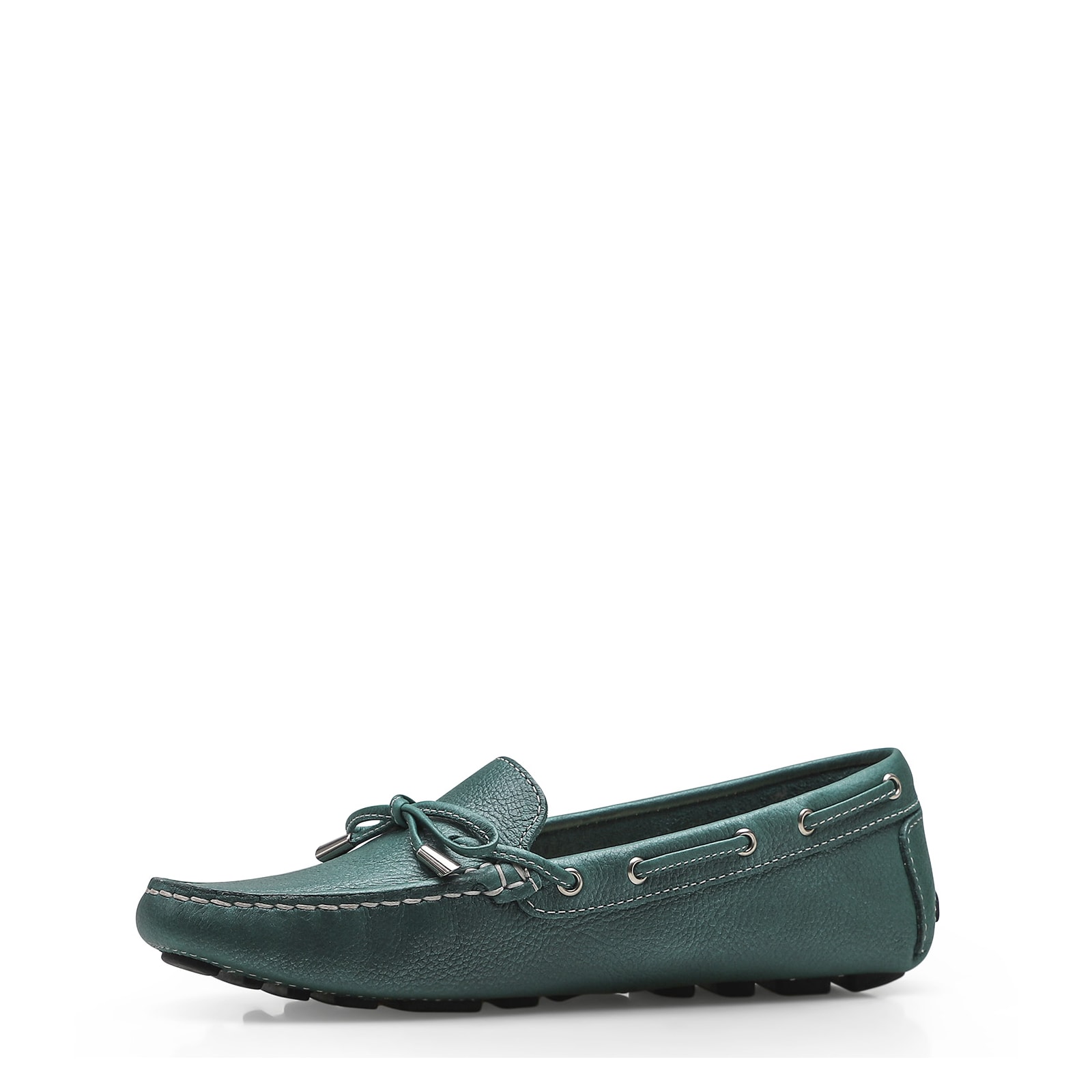 Mocassim Dockside Couro Verde