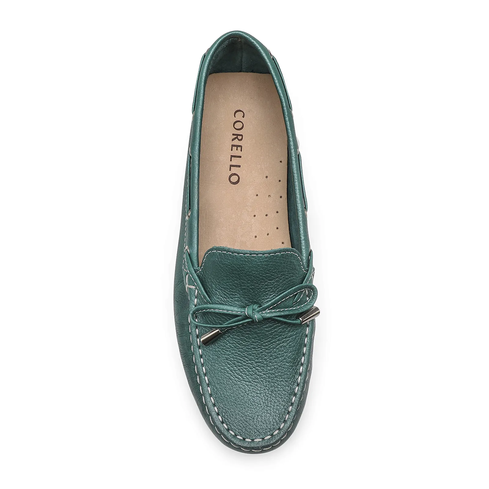 Mocassim Dockside Couro Verde