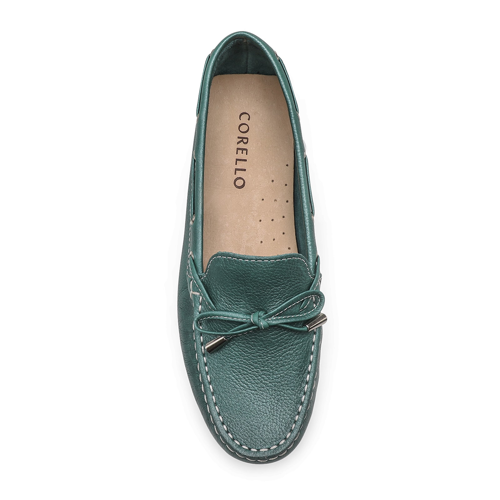 Mocassim Dockside Couro Verde