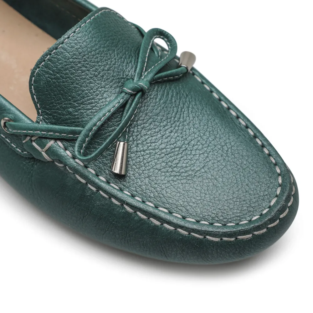 Mocassim Dockside Couro Verde - imagem 7