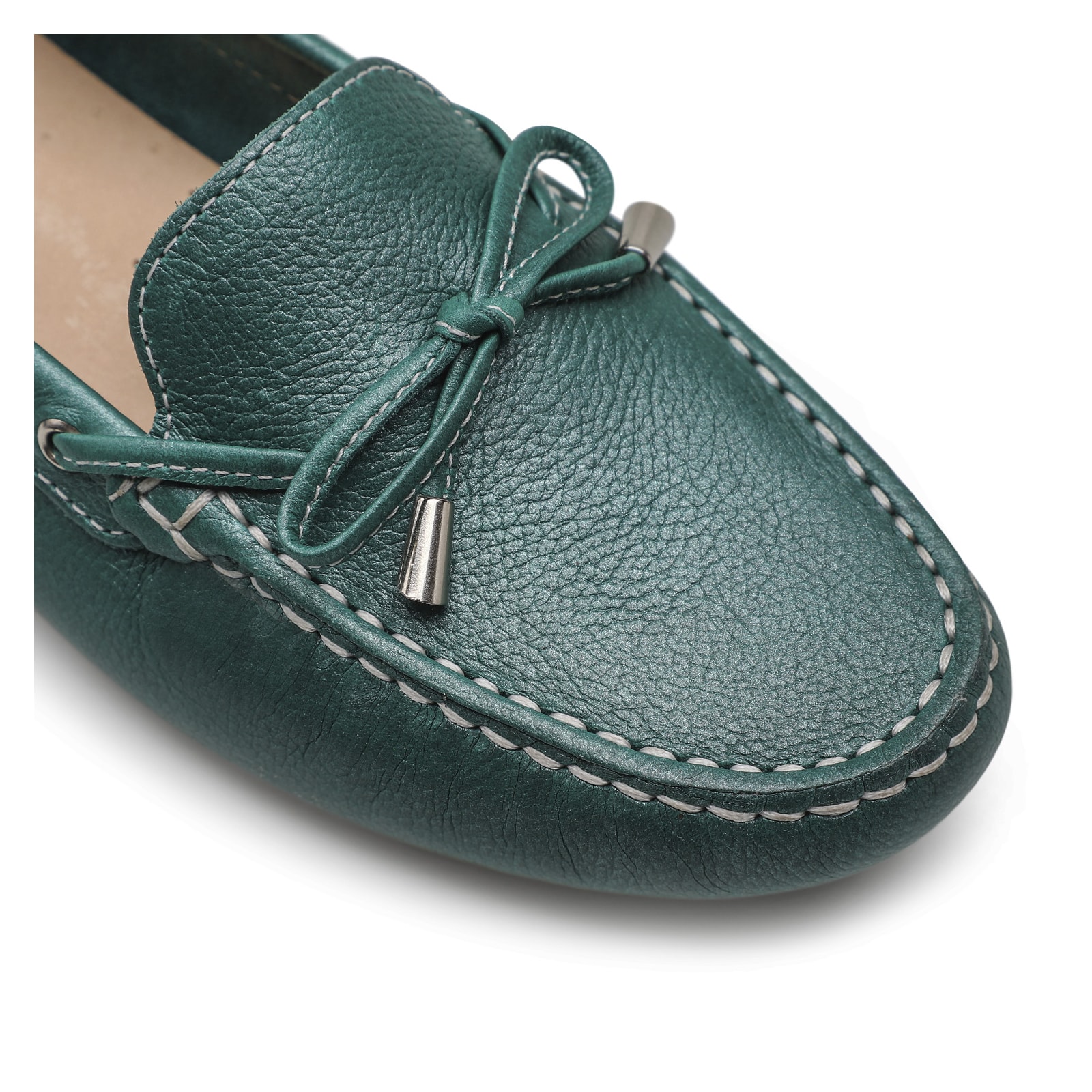 Mocassim Dockside Couro Verde
