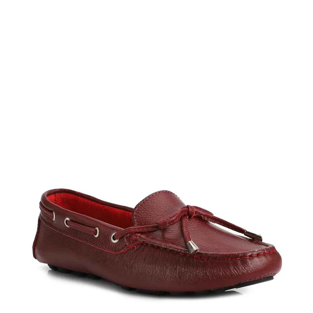 Mocassim Dockside Couro Vinho