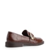 Mocassim Fivela Couro Croco Marrom - imagem 4