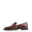 Mocassim Fivela Couro Croco Marrom - imagem 5