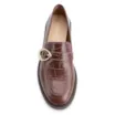 Mocassim Fivela Couro Croco Marrom - imagem 6