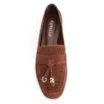 Mocassim Laser Cut Couro Camurça Marrom - imagem 6