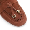 Mocassim Laser Cut Couro Camurça Marrom - imagem 7
