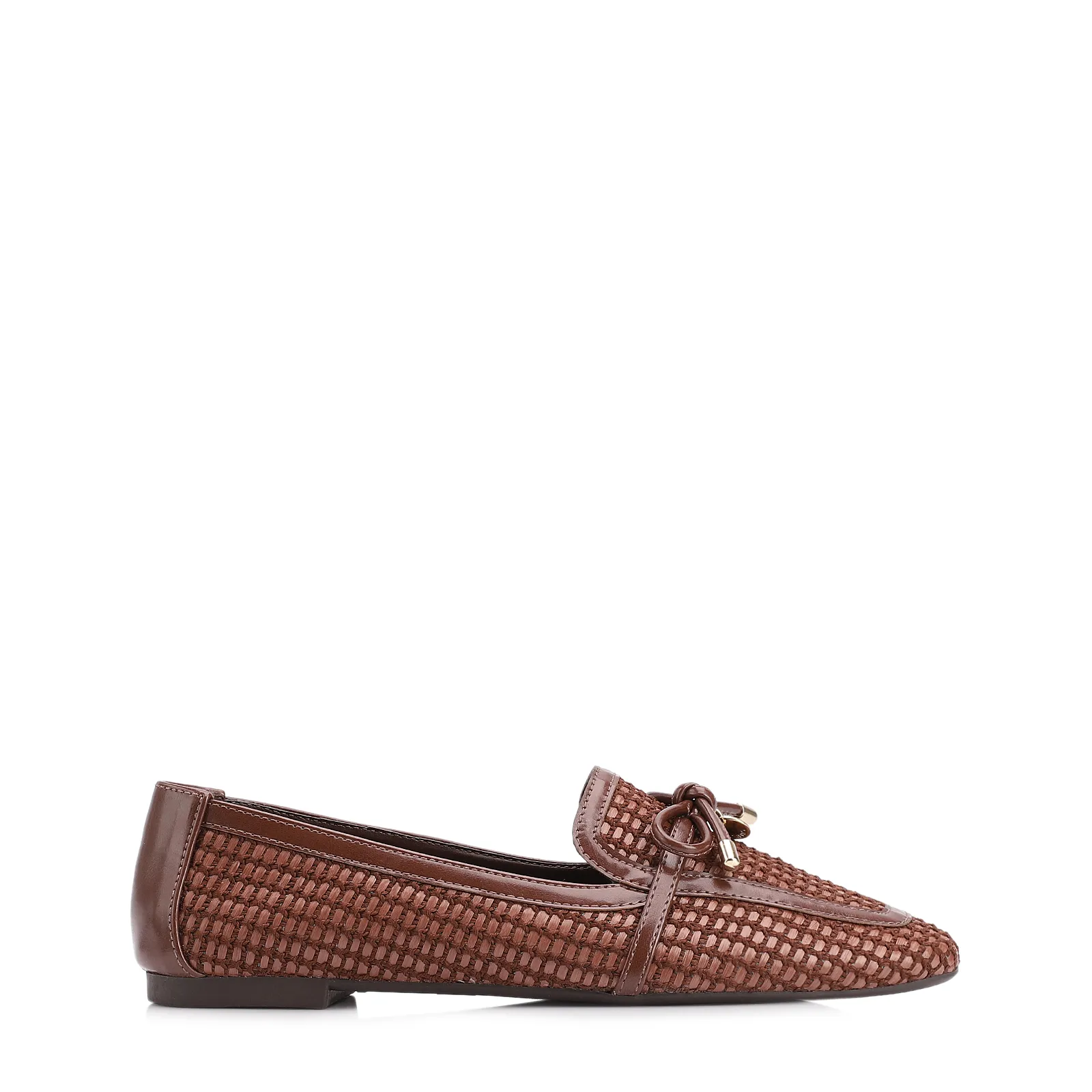 Mocassim Marrom Alt Tramado Laço