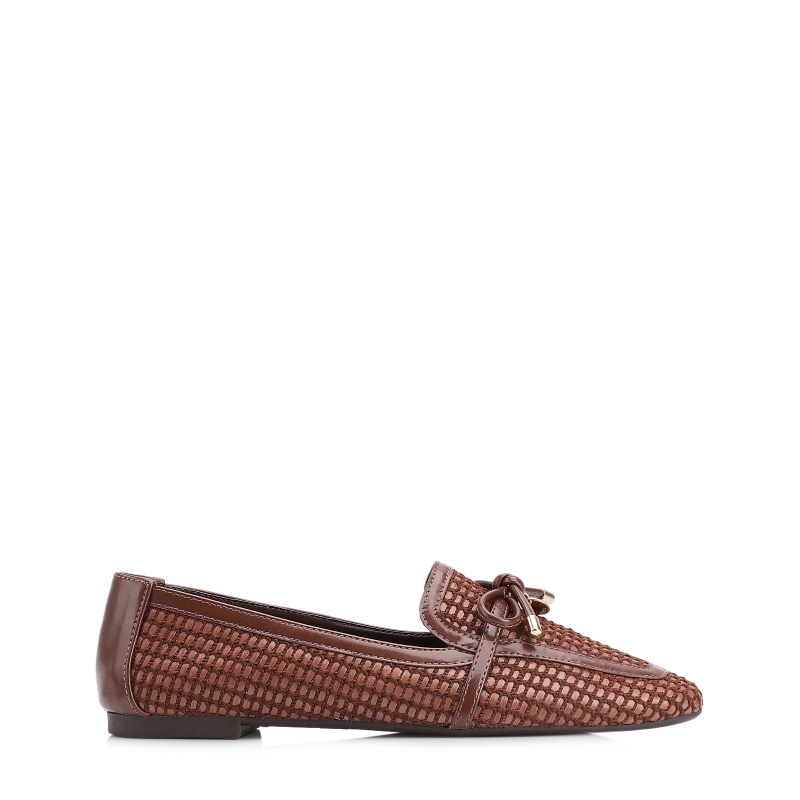 Mocassim Marrom Alt Tramado Laço