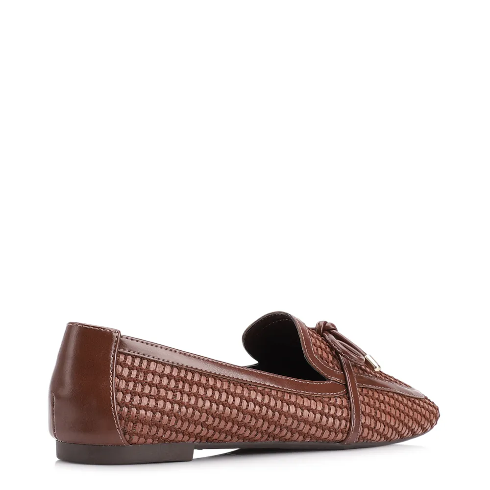 Mocassim Marrom Alt Tramado Laço - imagem 4