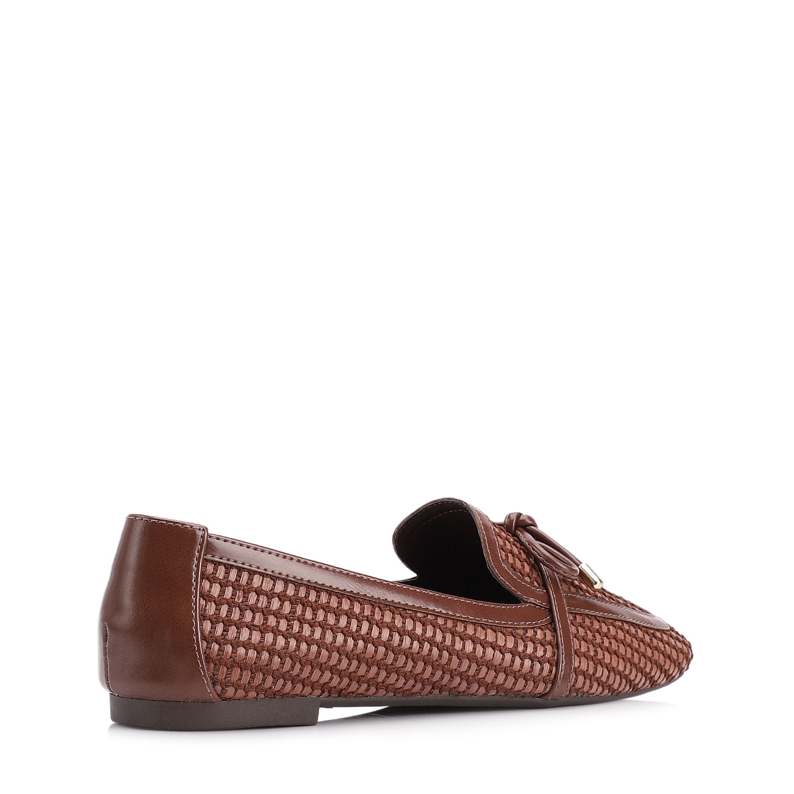 Mocassim Marrom Alt Tramado Laço